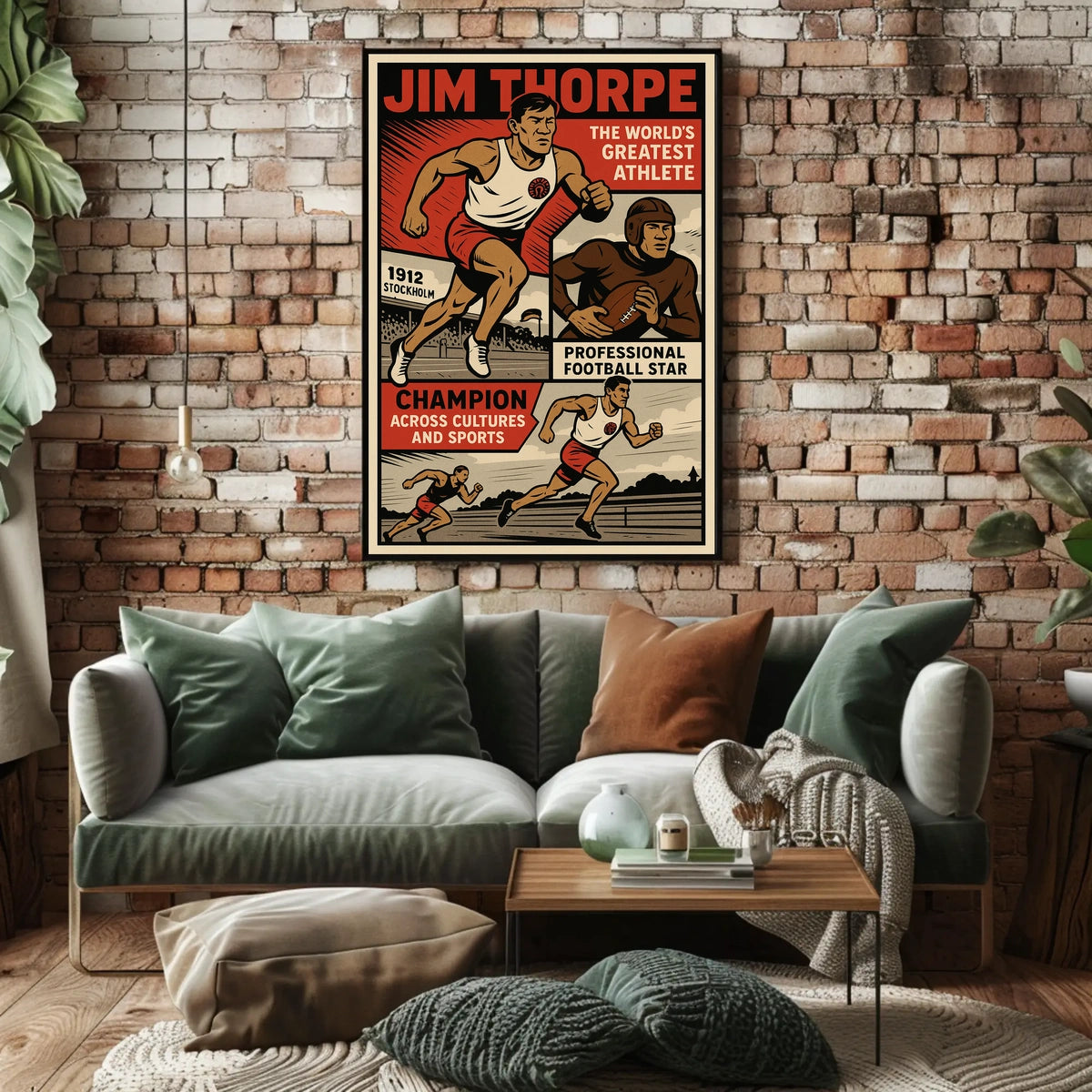 The Worlds Greatest Athlete Jim Thorpe Poster