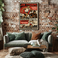 The Worlds Greatest Athlete Jim Thorpe Poster