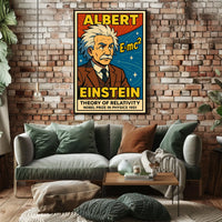 Albert Einstein Theory Of Relativity Poster