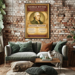 George Wythe Architect of Justice Poster PosterGoat