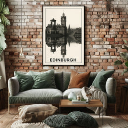 Edinburgh Reflection Poster
