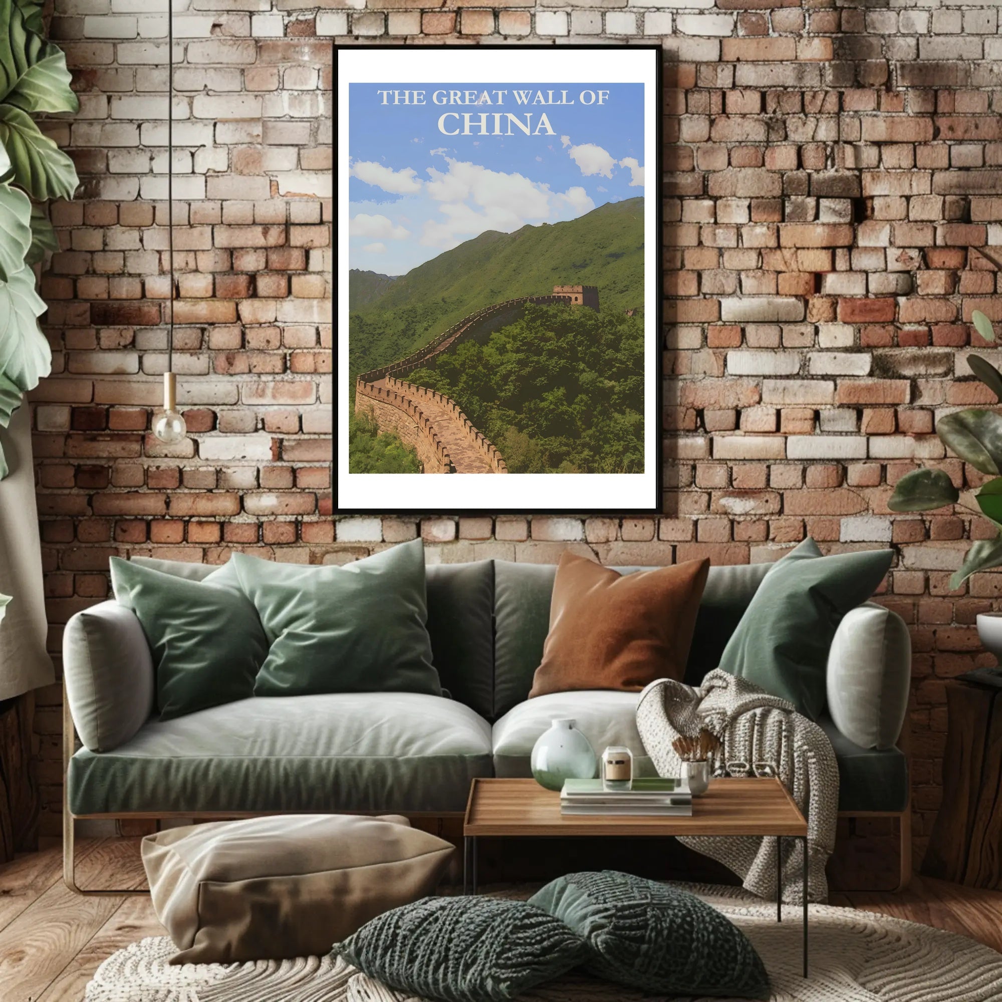 The Great Wall of China Travel Poster