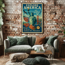 Explore America Poster