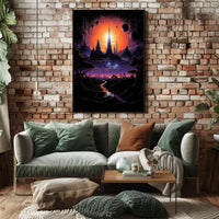 Cosmic Landscape Poster