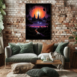 Cosmic Landscape Poster