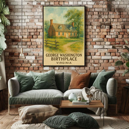 George Washington Birthplace Poster