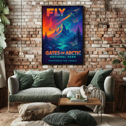 Experience the Unreal: Gates of the Arctic National Park Poster