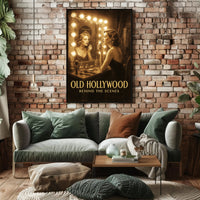 Old Hollywood Behind the Scenes Poster PosterGoat