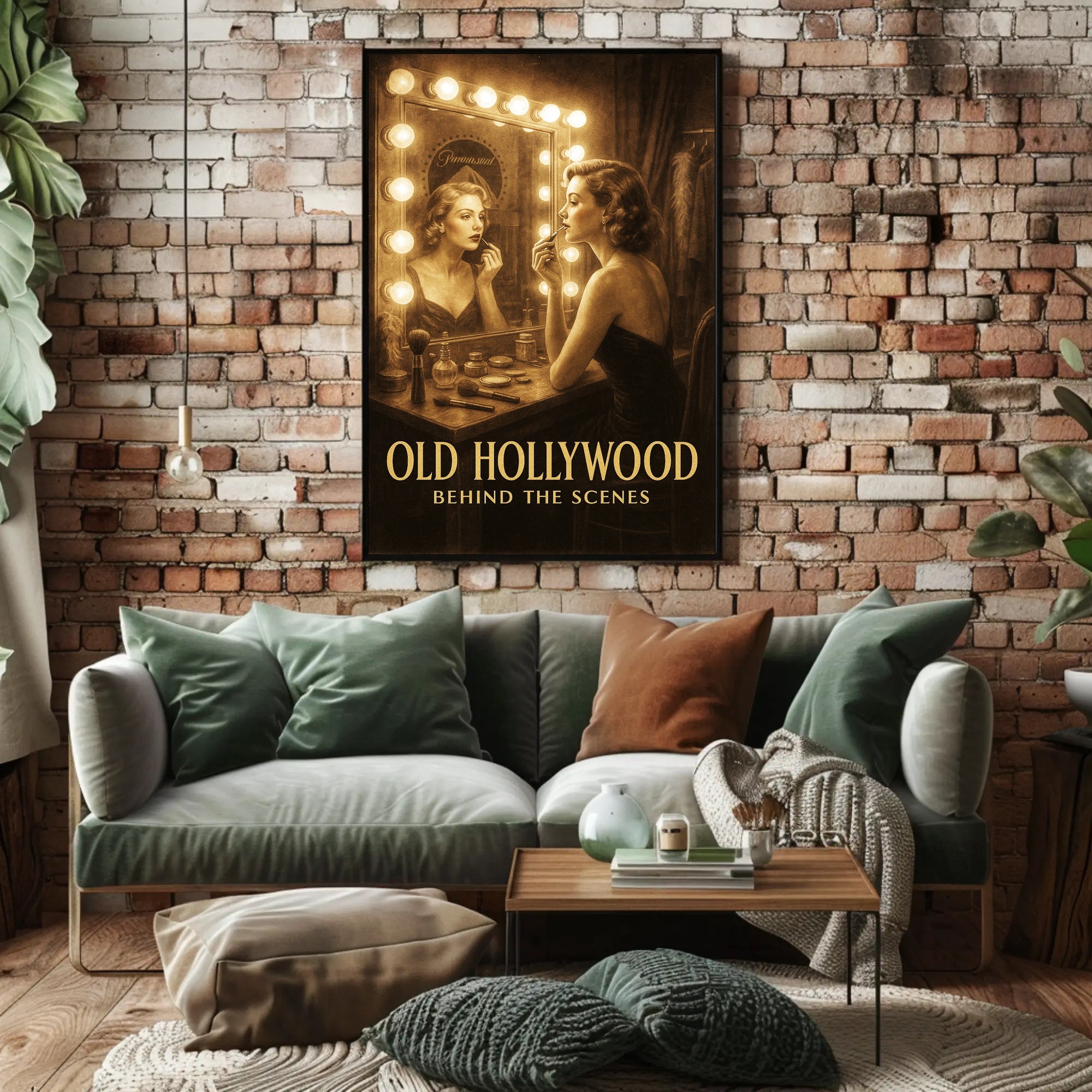 Old Hollywood Behind the Scenes Poster PosterGoat
