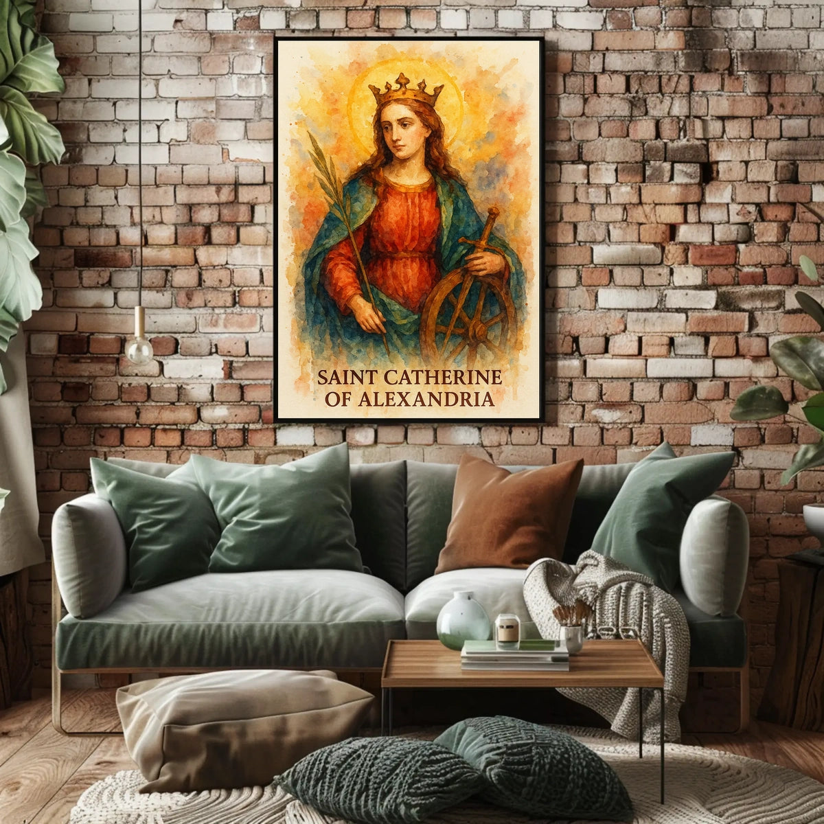 Saint Catherine of Alexandria Poster
