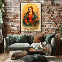 Saint Catherine of Alexandria Poster