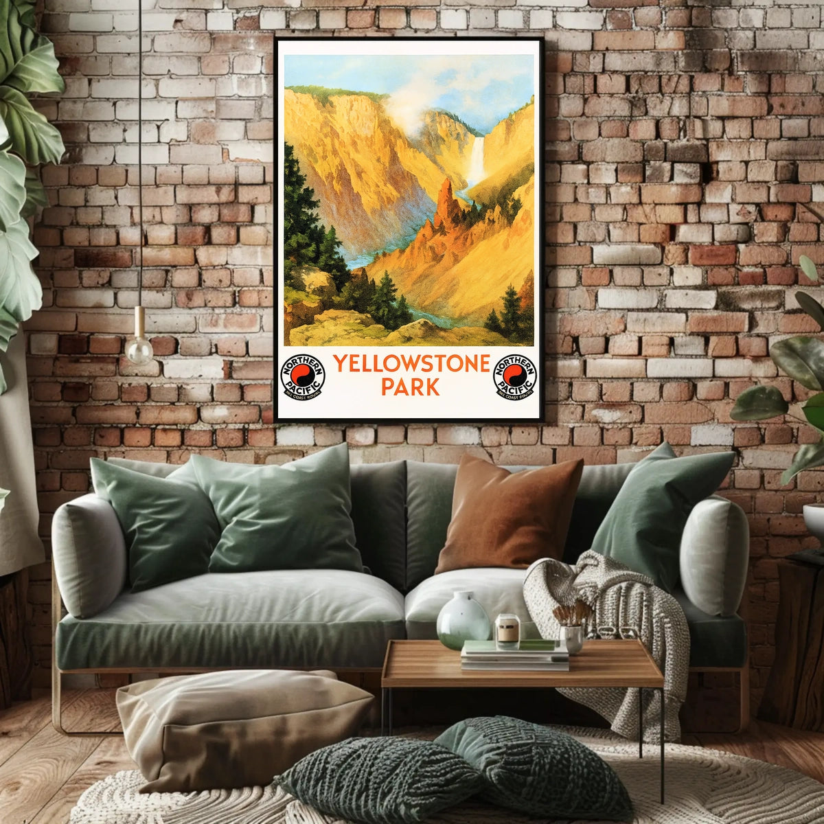 Yellowstone Park Northern Pacific Poster