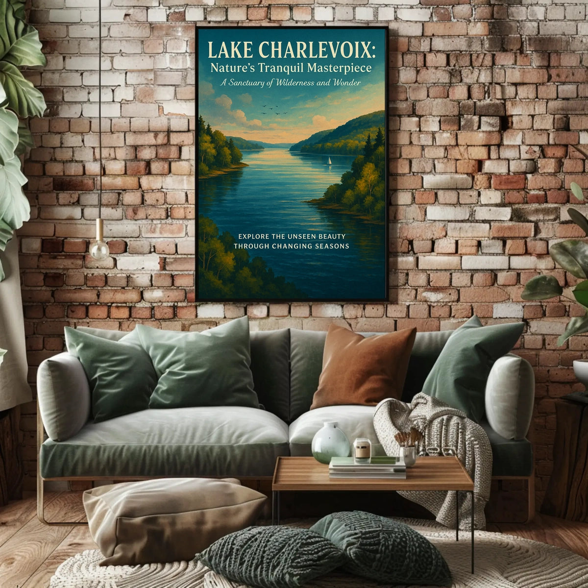 Lake Charlevoix NatureS Tranquil Poster