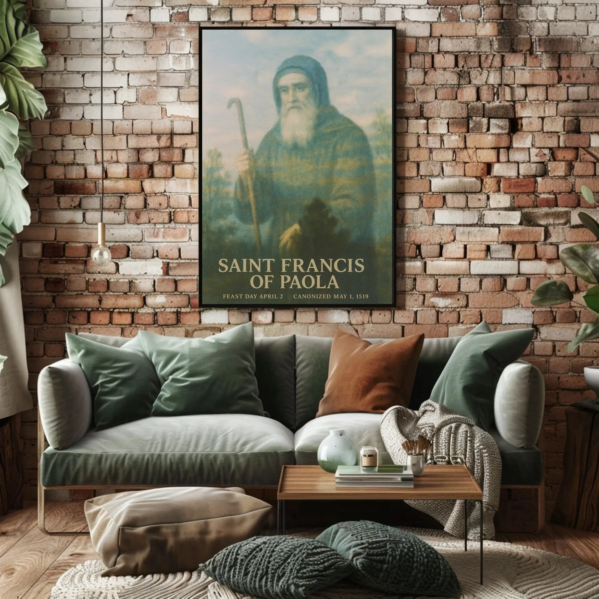 Saint Francis Of Paola Poster