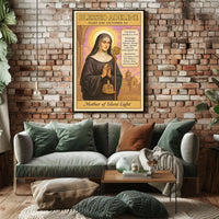 Blessed Adeline Mother of Silent Light Poster