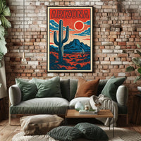 Arizona Desert Landscape Poster