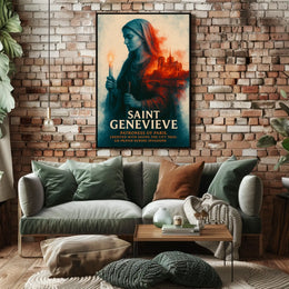 Saint Genevieve Patroness Of Paris Poster