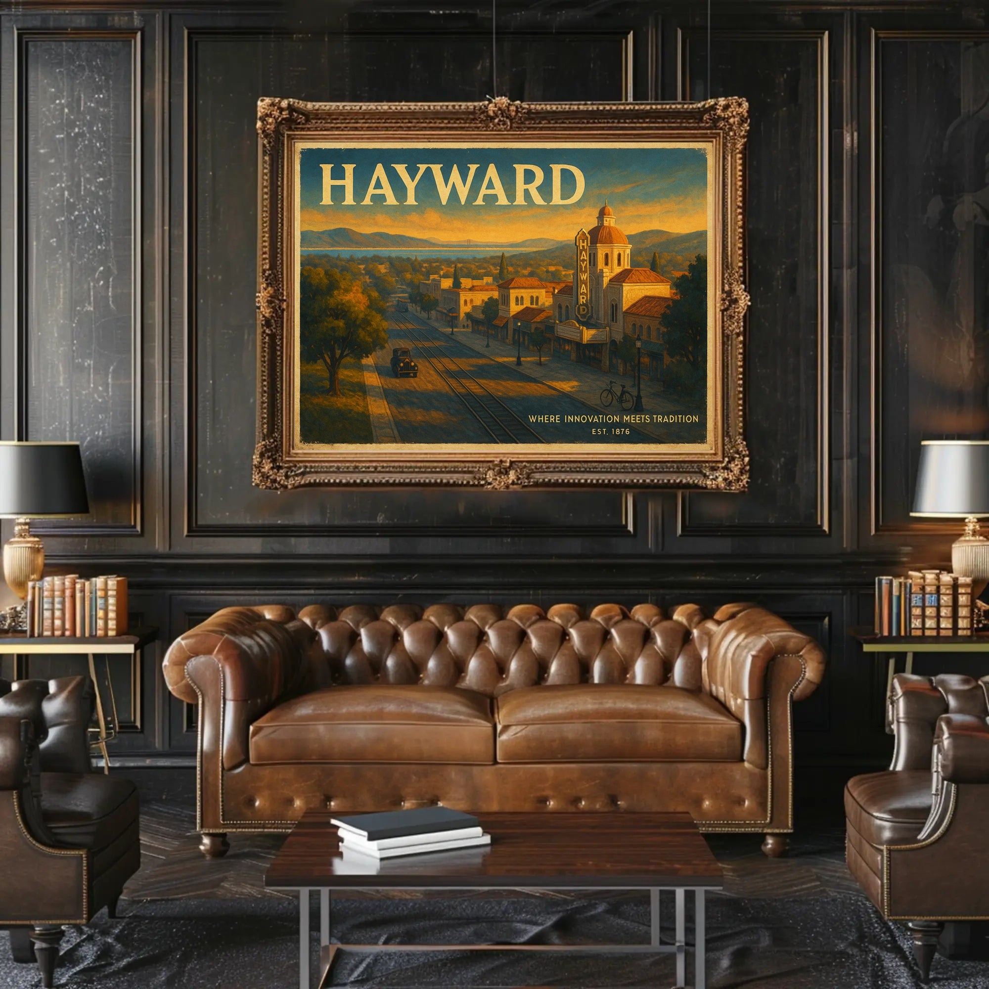 Hayward Travel Poster Where Innovation Meets Tradition