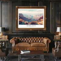 Grand Canyon Sunrise Landscape National Park Poster