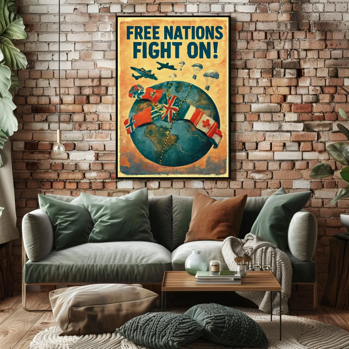 Free Nations Unite Poster