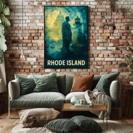 Rhode Island Landmarks Poster