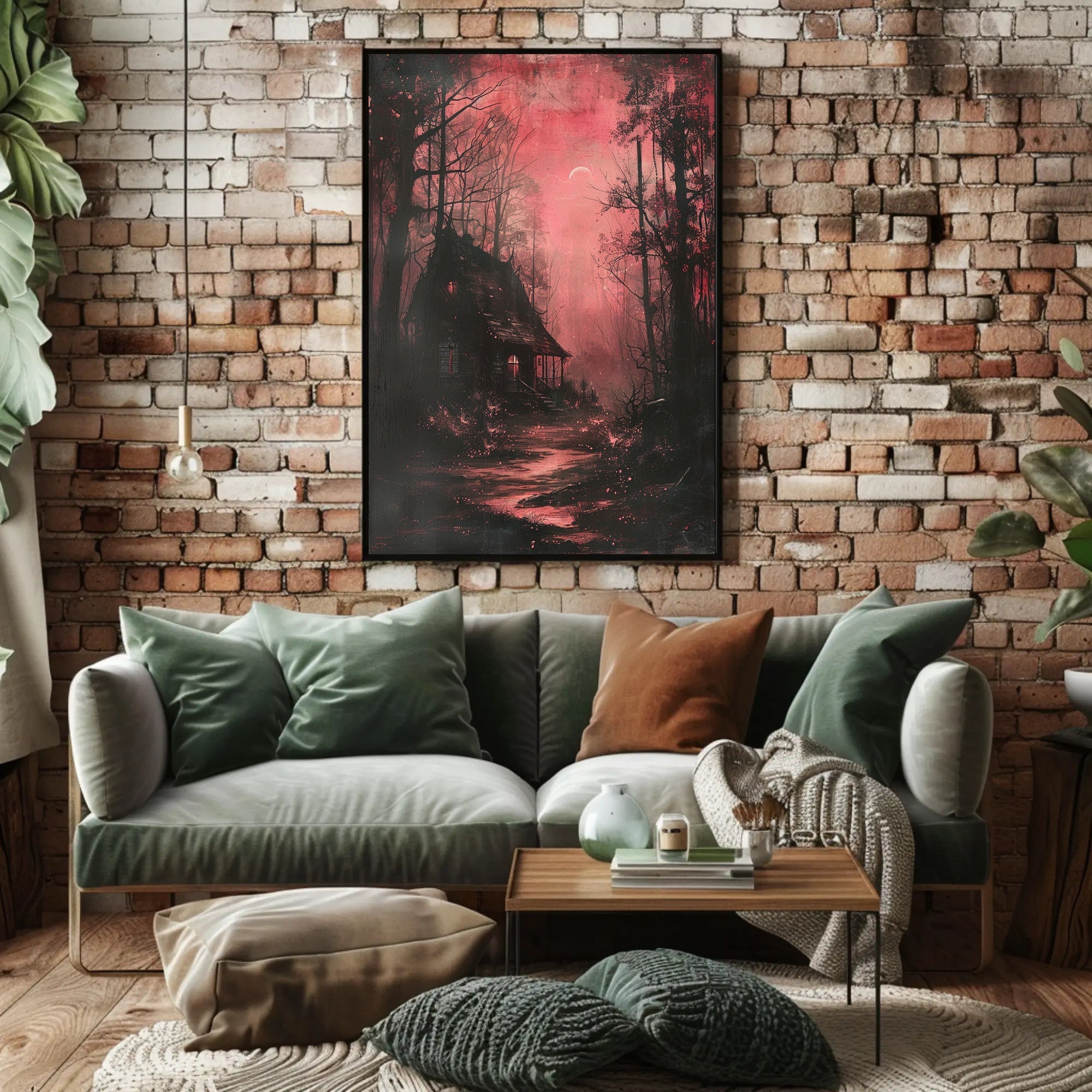 Haunted Forest Retreat Poster PosterGoat