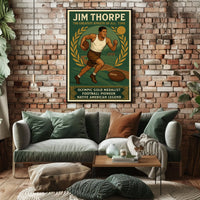 Jim Thorpe A Legendary Athlete Poster