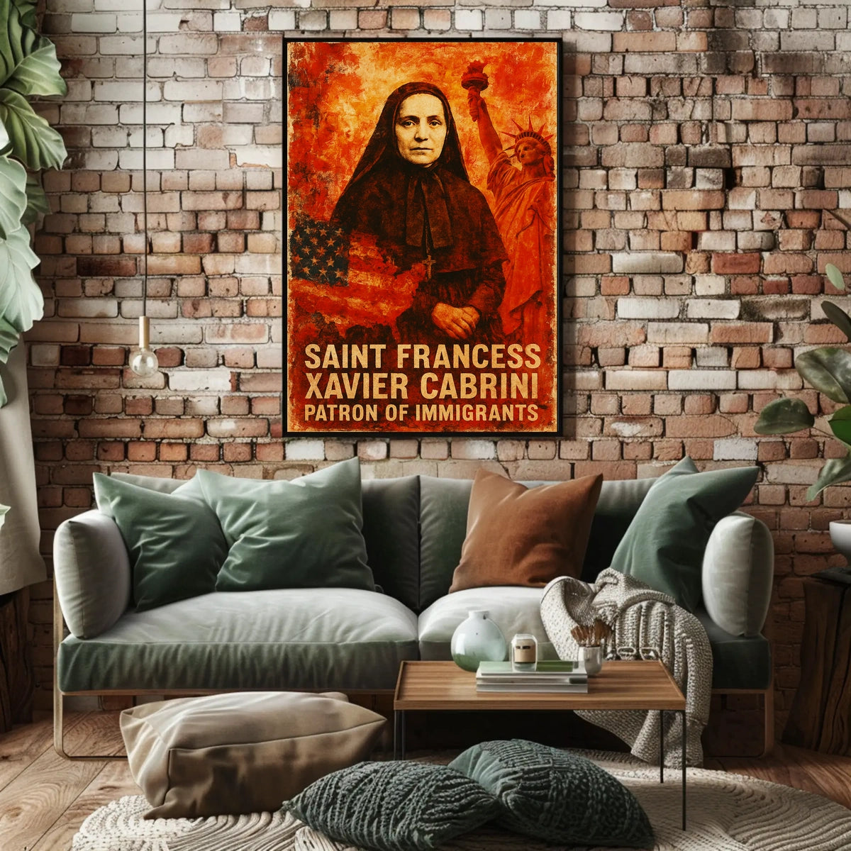 Saint Frances Xavier Cabrini Patron Of Poster