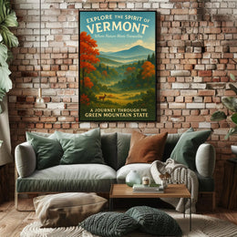 Explore The Spirit Of Vermont Poster Art