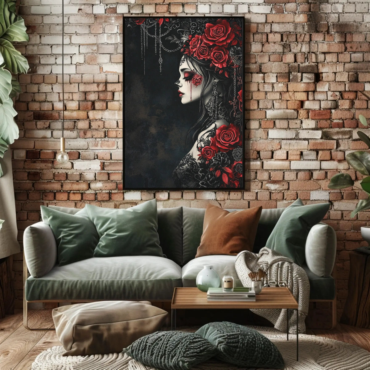 Gothic Romantic Aura Women's Art in Artistic or Pop Culture Poster