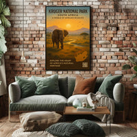 Kruger National Park Scenic Poster Wall Art