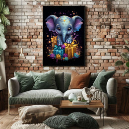 Enchanted Elephant Celebration Poster