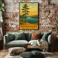 Voyageurs National Park Scenic Wilderness Poster