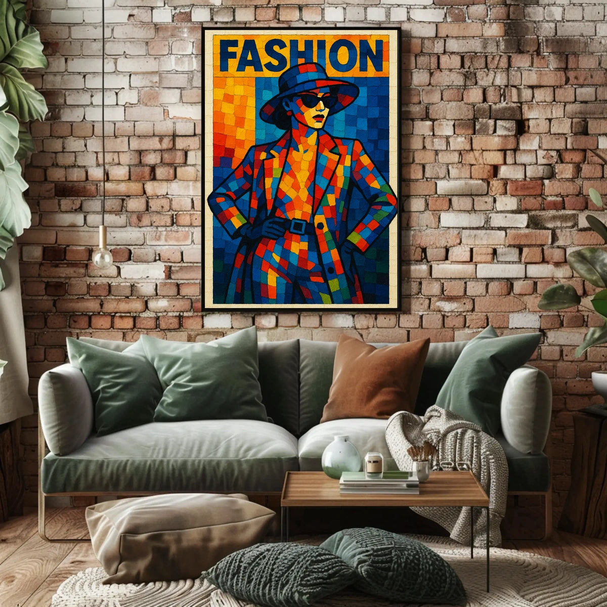 Vibrant Fashion Mosaic Poster