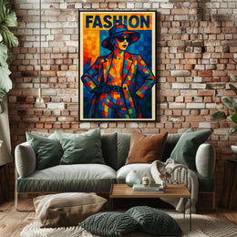 Vibrant Fashion Mosaic Poster