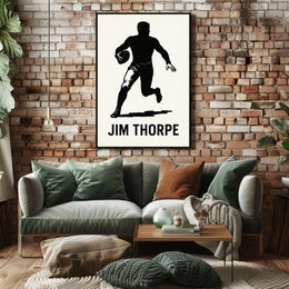 Jim Thorpe Athletic Icon Poster