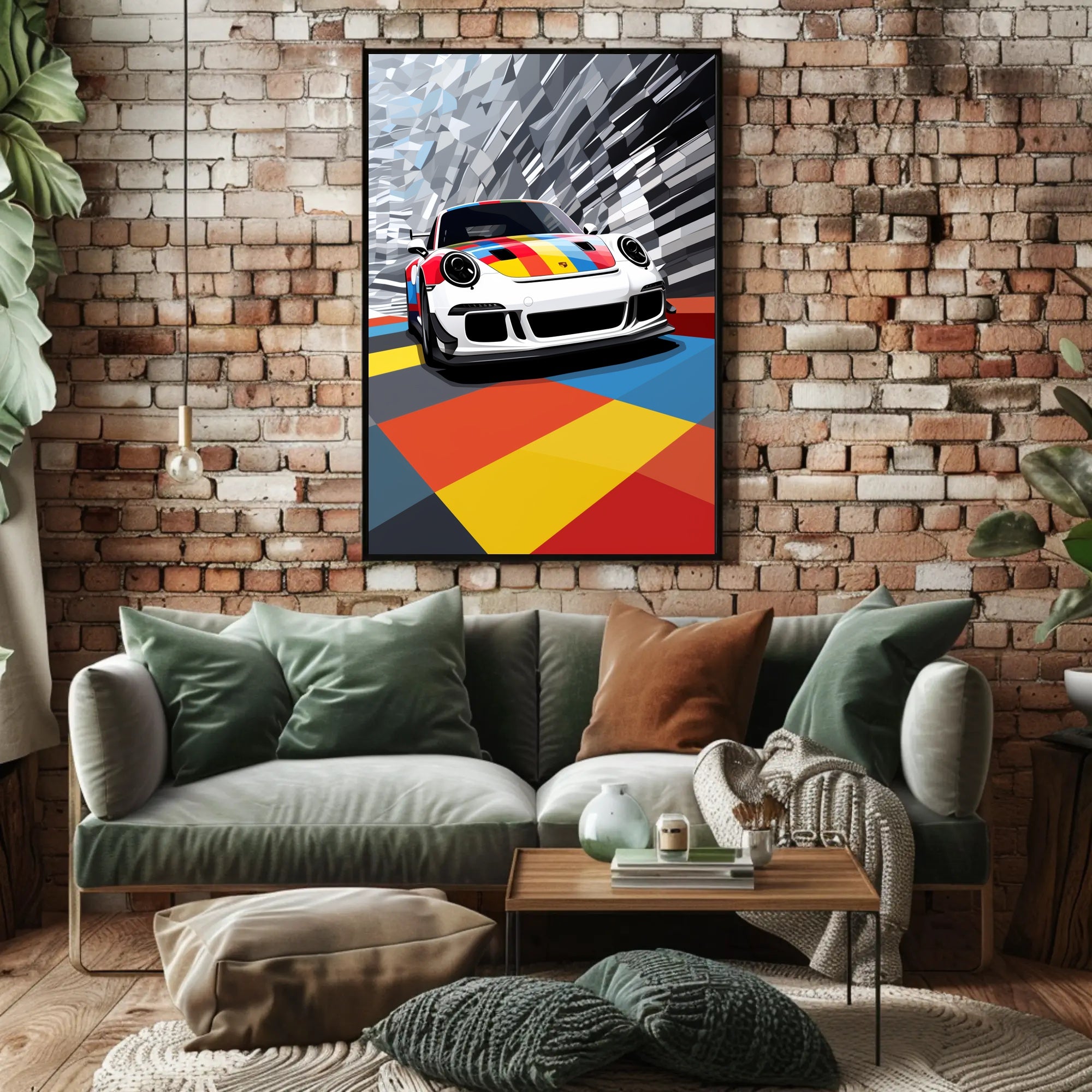 Vibrant Speed Poster PosterGoat