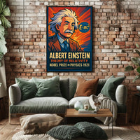 Albert Einstein Nobel Prize In Physics Poster