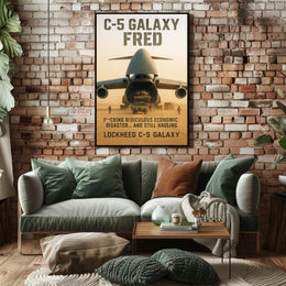 C-5 Galaxy Still Hauling Poster