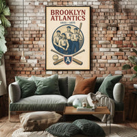 Brooklyn Atlantics Baseball Team Poster PosterGoat