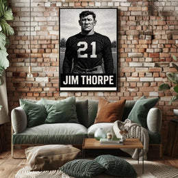 Jim Thorpe Legendary Athlete Poster