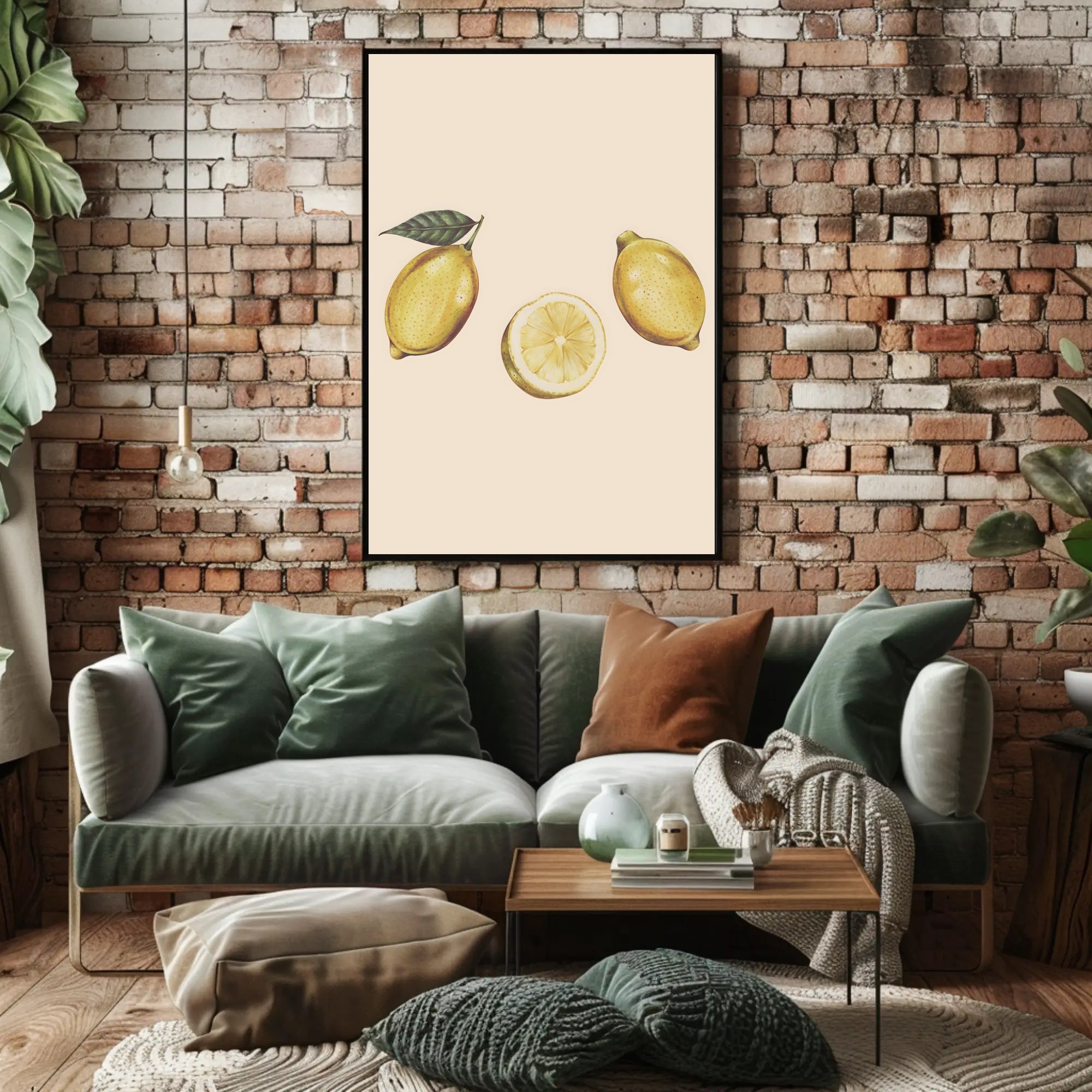 Lemons in Art Poster