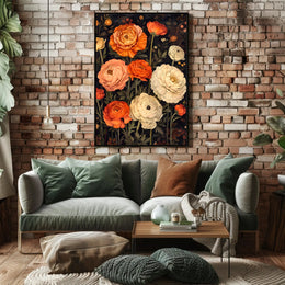 Floral Elegance Wall Art Print for Home Decor