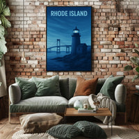 Rhode Island Coastal Scene Poster
