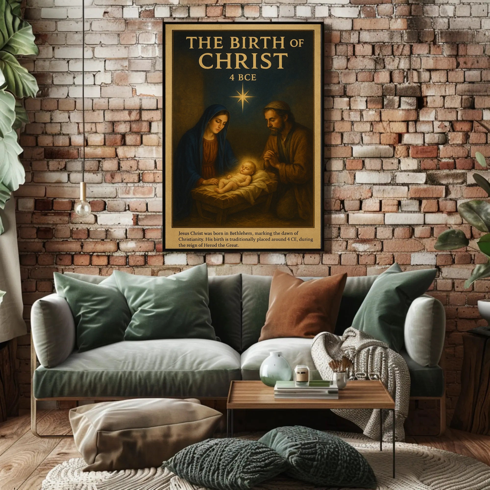 The Birth of Christ Poster PosterGoat
