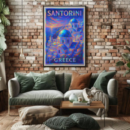 Santorini, Greece Poster