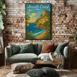 Coastal Beauty and Tranquility Art Poster