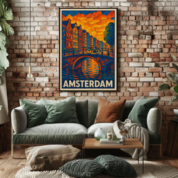 Amsterdam City Of Canals Poster