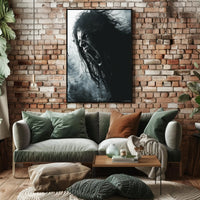 Intense Expression Art Poster for Home Decor and Wall Art PosterGoat
