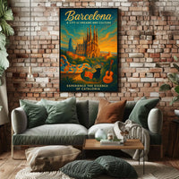 Barcelona A City of Dreams and Culture Poster